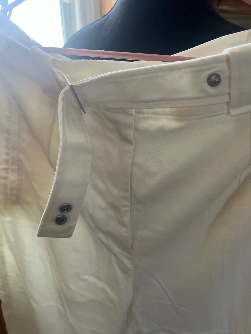 Banana Republic White Women's Wide-Leg Trousers - Picture 2 of 6